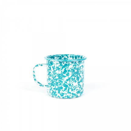 Splatter Mug Turquoise 16oz