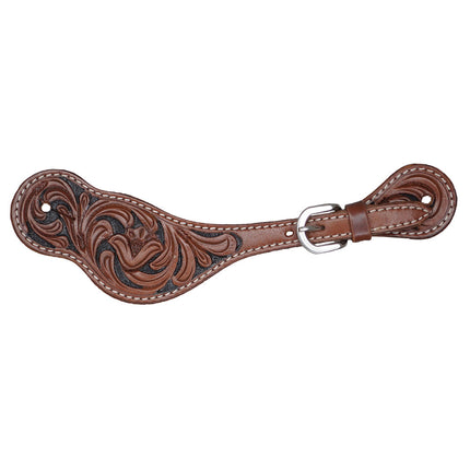 Oxbow Spur Straps Floral w/ Blackground