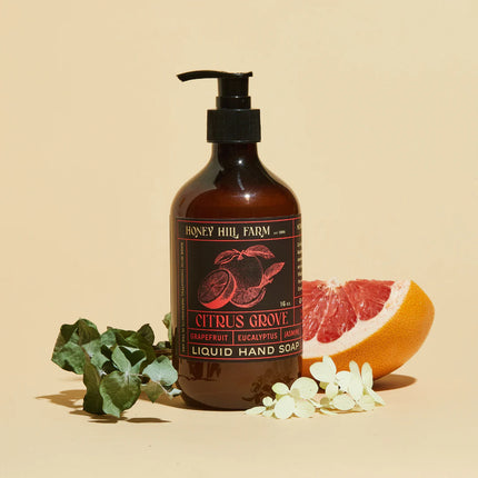 Honey Hill Farm Liquid Hand Soap 16oz - Citrus Grove