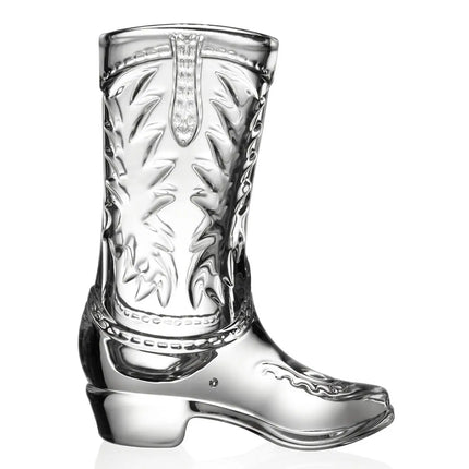 Cowboy Boot Shoot Glass