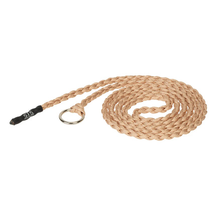 STS Ranch Tie String with Stainless Steel Ring Tan