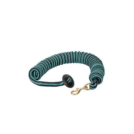 Cotton Lunge Line 25ft Black/Turq