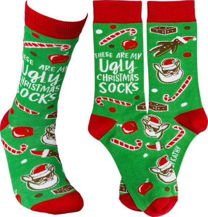 Primitives by Kathy Socks - These Are My Ugly Christmas Socks