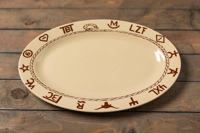 West Creation 3 Piece Oval Platter