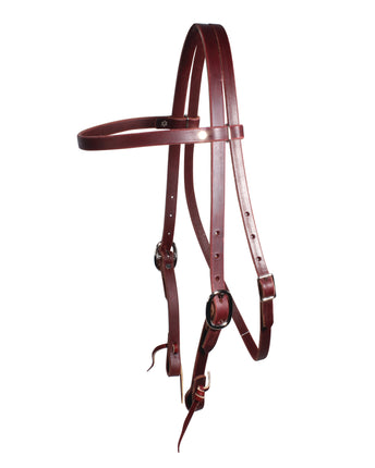 PC Headstall Latigo Browband