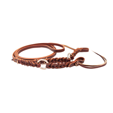 PC Bleeding Heart Ring Roping Reins 1/2"