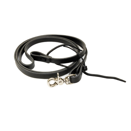 Professional's Choice Roping Rein Black Latigo 5/8"