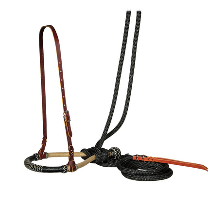PC Bosal Mecate Set Natural Black/White