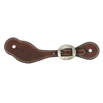 PC Spur Strap Chocolate RO Silver Buckle