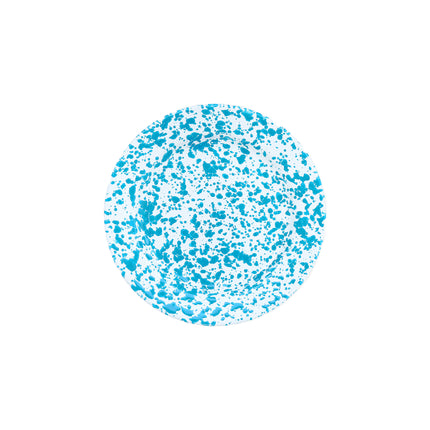 Splatter Salad Plate Turquoise