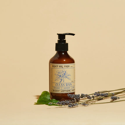 Honey Hill Farm Body Lotion 8oz - Clean Rain