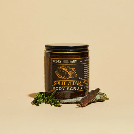 Honey Hill Farm Body Scrub 8oz - Split Cedar