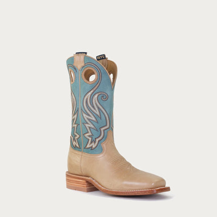 Hyer Boots Womens Parker Tan/Blue 10B