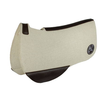 Steam Pressed Comfort Fit Felt Pad 3/4" Round Tan