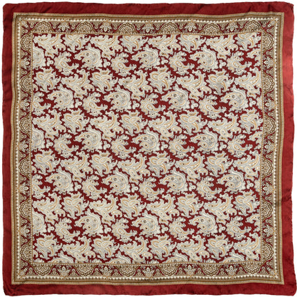 Mini Wild Rag Paisley Cherry Honey