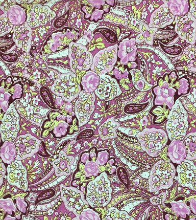 Wild Rags Calico Pink Floral Paisley