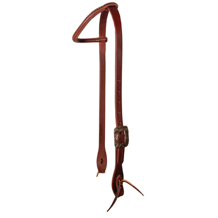 PC Headstall 3/4" Single Ear Silver Buckle