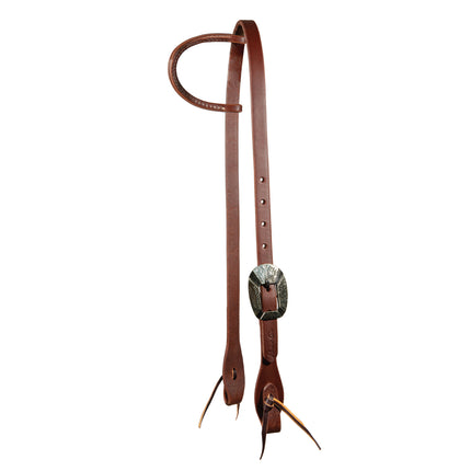 PC Headstall 3/4" One Ear Black Buckle