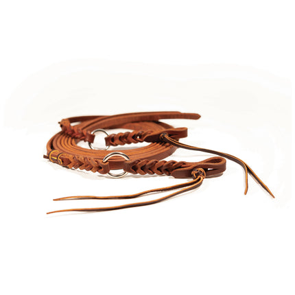 PC RH Bleeding Heart Ring Split Reins 5/8"