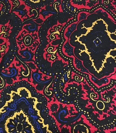 Wild Rags Paisley Red and Yellow