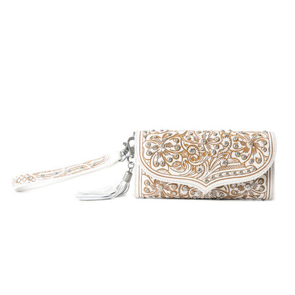 Myra Sparkling Desert Moon Luxe Wallet Chocolate White