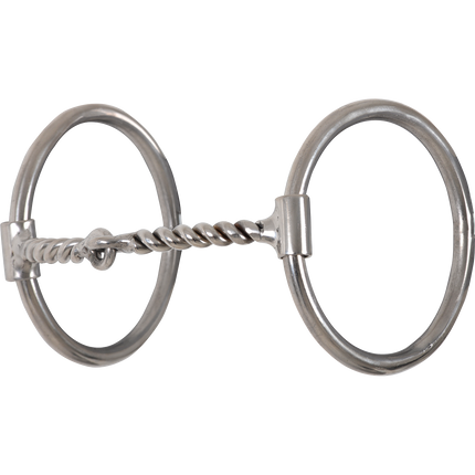 *Classic Snaffle O Ring Twisted Wire Snaffle