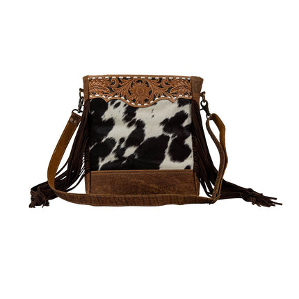 Tooled Bag w/ Fringe - Plains Roundup