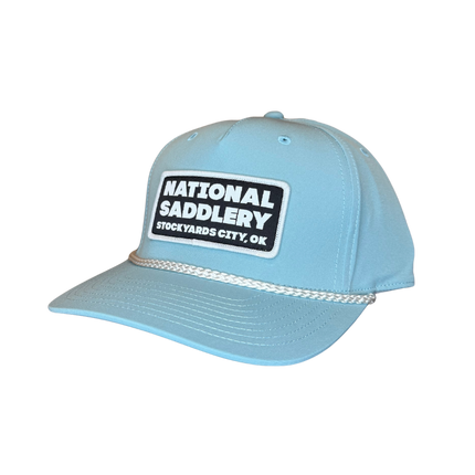 NSC Cap Smoke Blue w/ Black & White Patch
