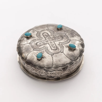 Round Box w/ Turquoise