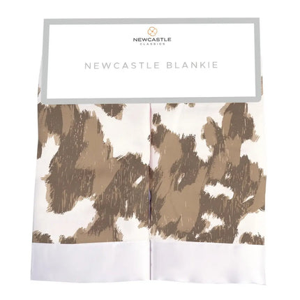 Cowhide Bamboo Muslin Security Baby Blankie