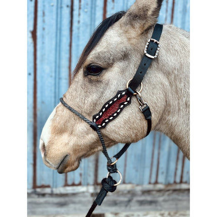 Rope Nose Halter Buck Stitch