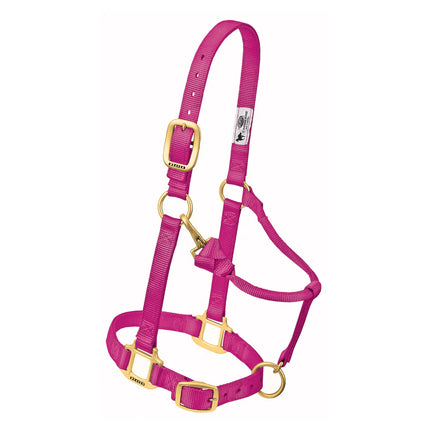 Weaver Adjustable Halter Small Raspberry
