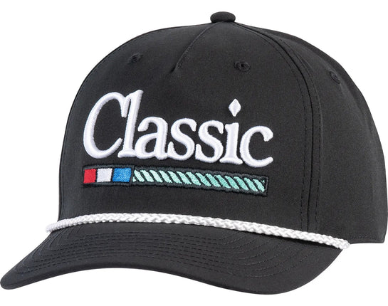 The Five Panel Rope Hat x Classic Rope Black