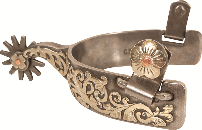 Classic Spurs Mens Performance Horse 2" Shank