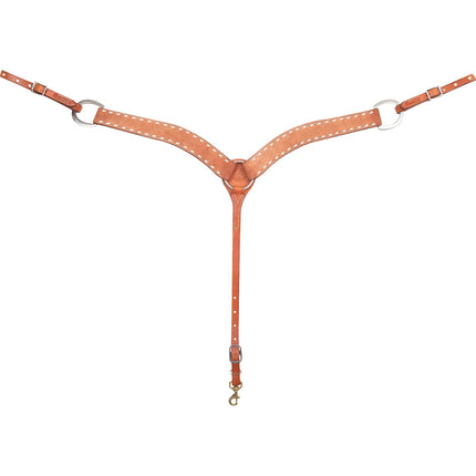Martin Breastcollar 2" Chestnut Buckstitched Stamped