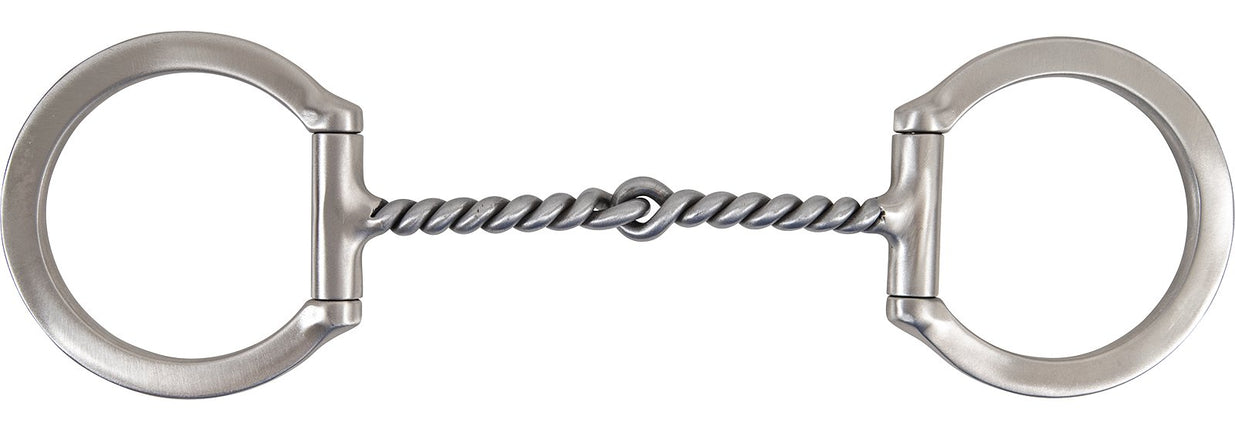 Classic Snaffle D Ring Twisted Wire Snaffle