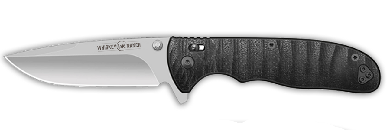 Whiskey Bent Knife Catch Pin Lock Bobbit Raven