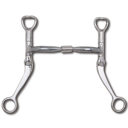 Myler: 89-11015 Flat Shank with Comfort Snaffle with Narrow Barrel