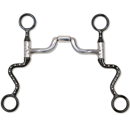 Myler Black Steel Seven Shank with Narrow Low Ported Barrel MB 43LP 89-13435