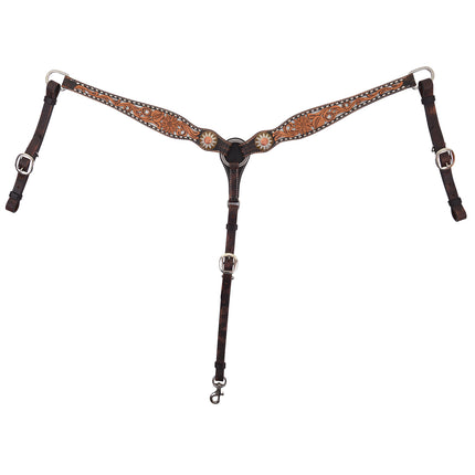 White Daisy Filigree Breastcollar