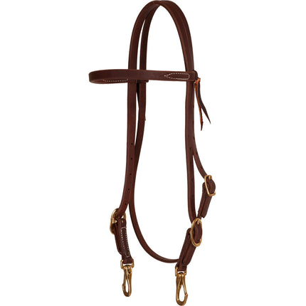 Oxbow 5/8" Foreman Browband Headstall Snap Ends