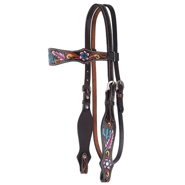 Desert Feather Browband Headstall
