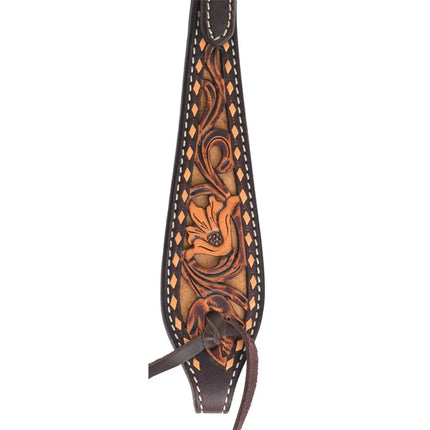 Dusty Floral Browband Headstall