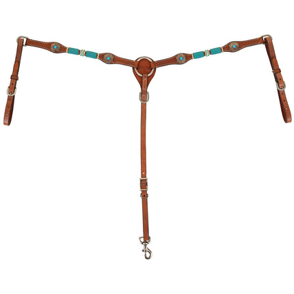 Turquoise Roundup Breastcollar