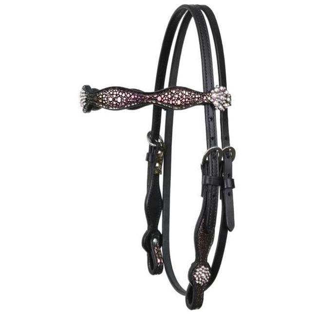 Siren Song Diesel Overlay Browband Headstall