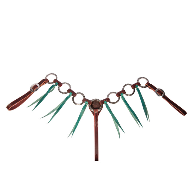 PC Pony Breastcollar w/ Emerald Tassle