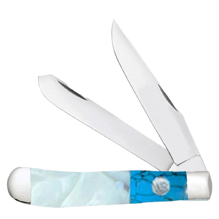 Whiskey Bent Knife Pearl Agate