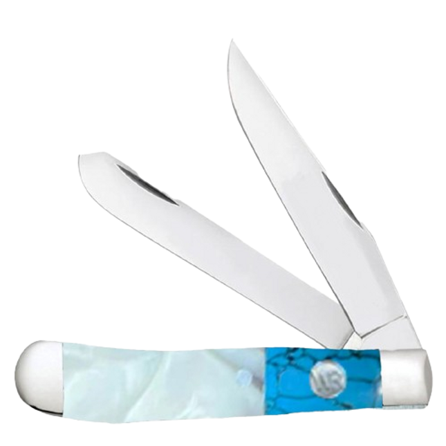 Whiskey Bent Knife Pearl Agate
