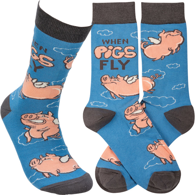Primitives by Kathy Socks - When Pigs Fly