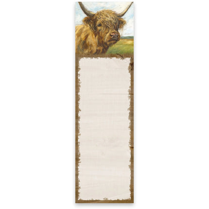List Pad Highland Cow
